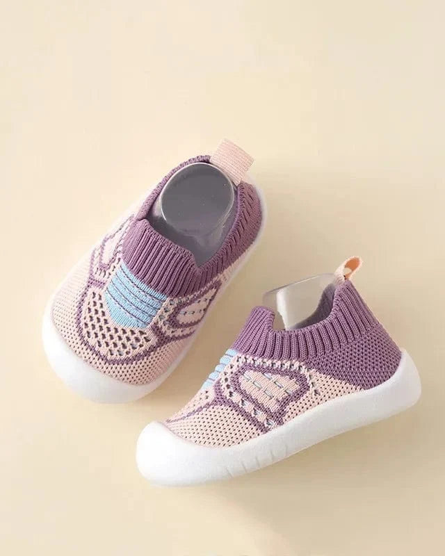 Chausson bebe tricoté souple