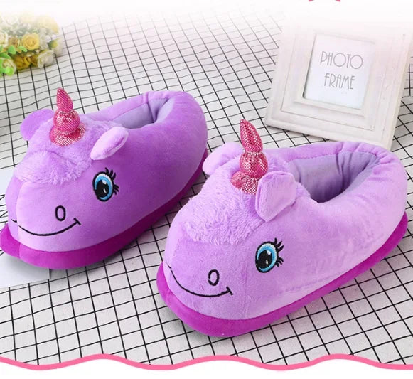 Chausson licorne femme coton