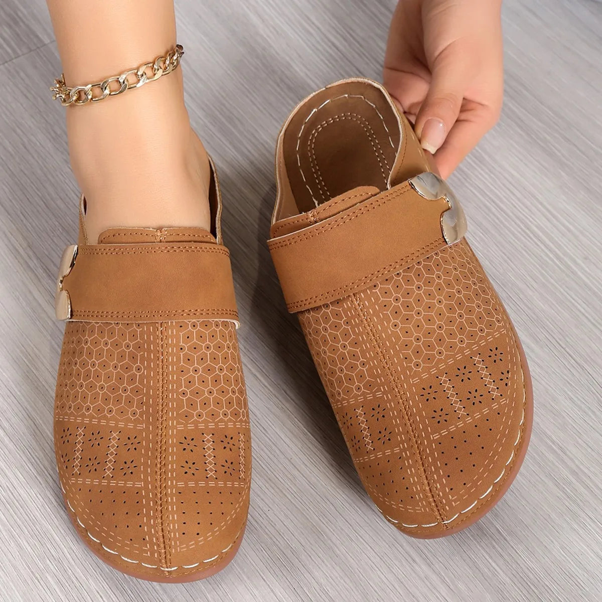 Chausson mule femme talon