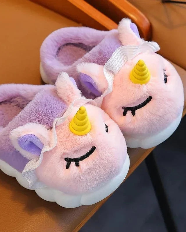 Chausson licorne enfant fille