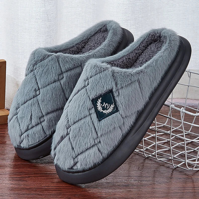 Chausson homme hiver doublé