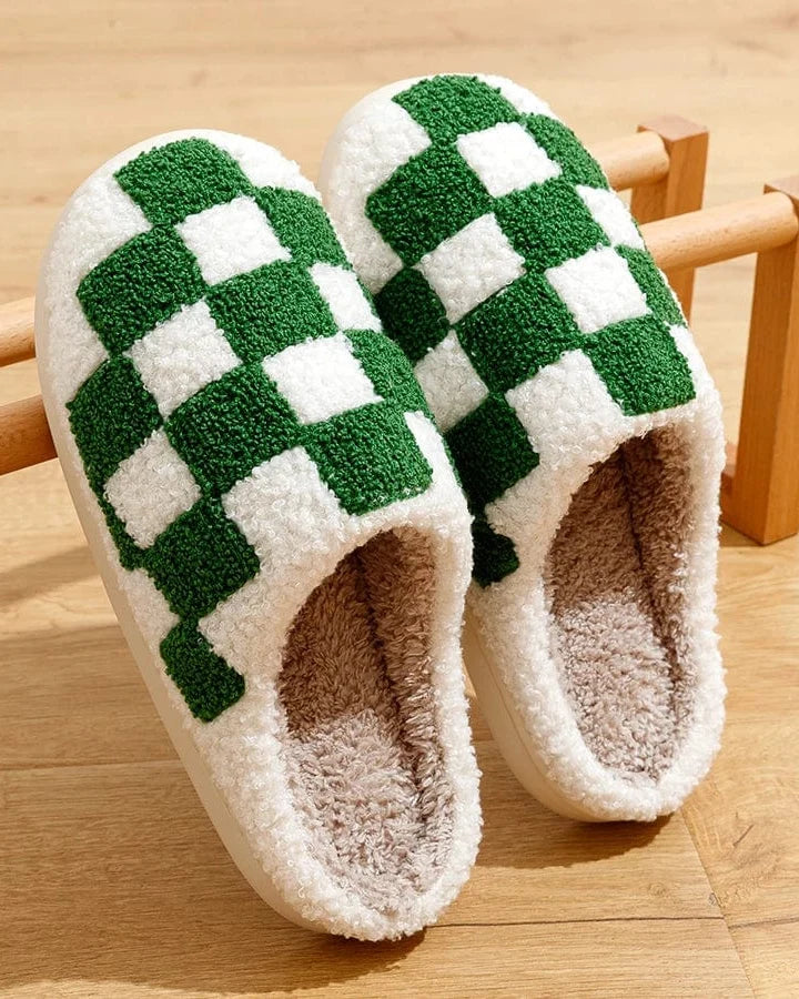 Chausson motif echiquier