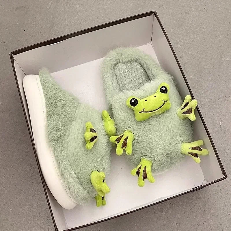 Chausson grenouille femme