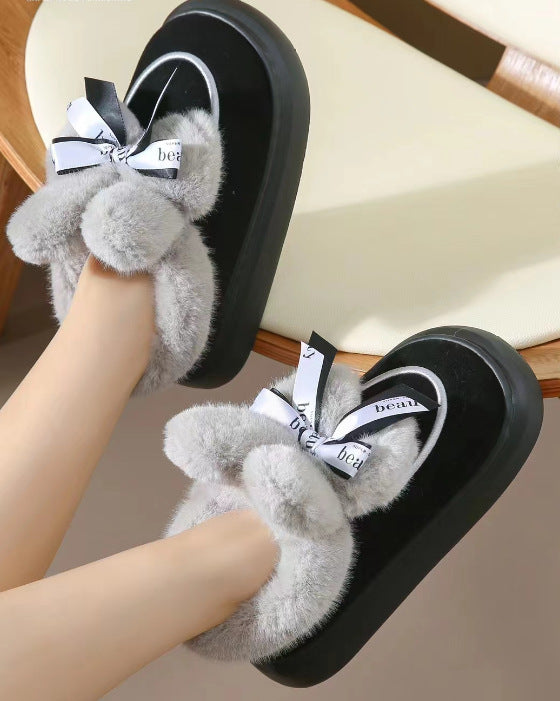 Chausson lapin femme