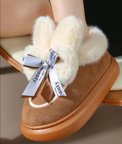 Chausson lapin femme