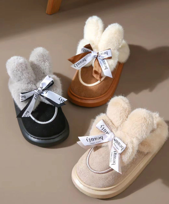 Chausson lapin femme