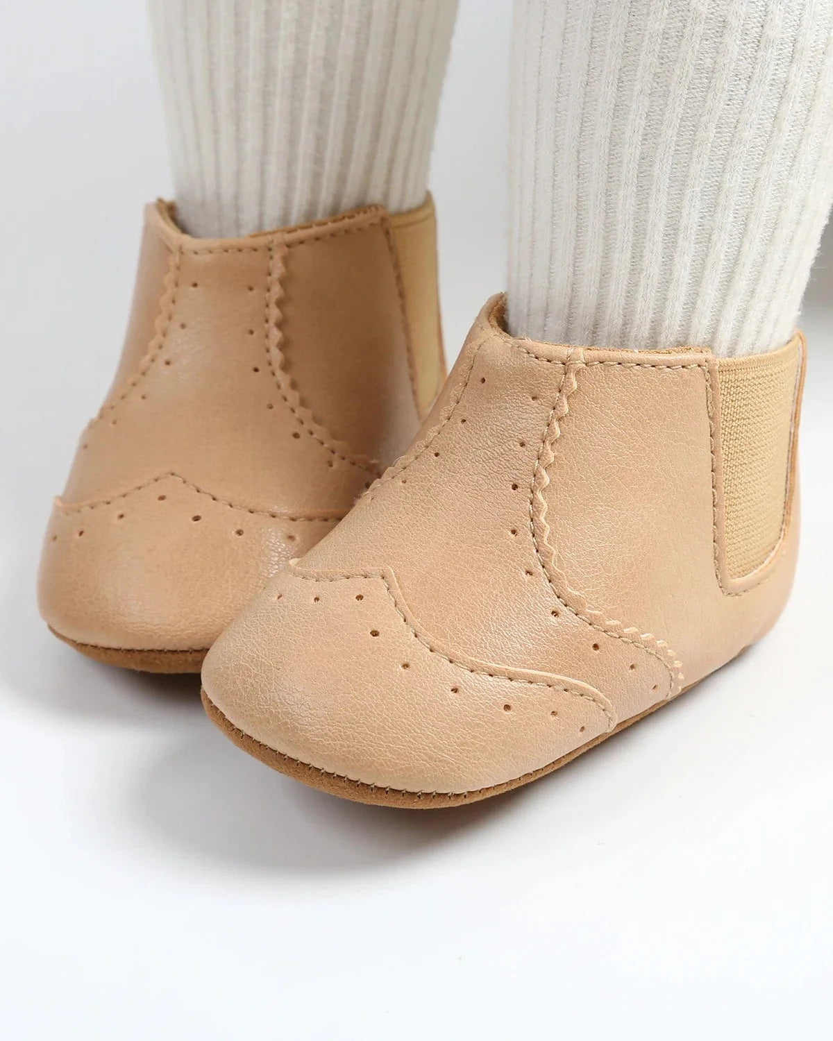 Chausson bebe cuir