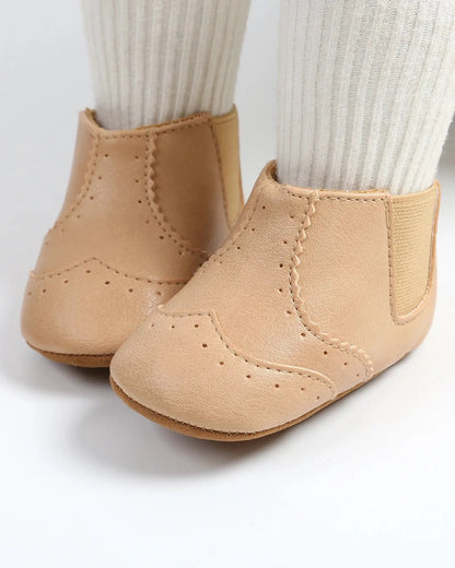 Chausson bebe cuir