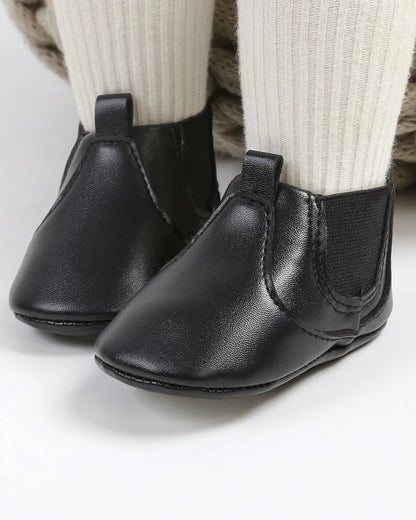 Chausson bebe cuir