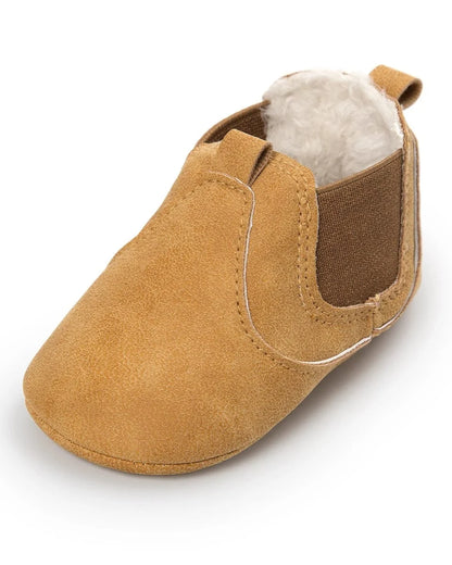 Chausson bebe cuir