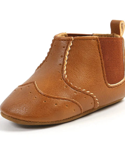 Chausson bebe cuir