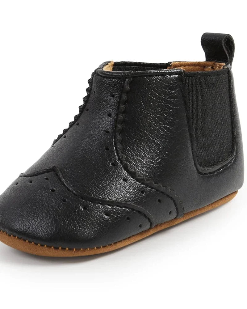 Chausson bebe cuir