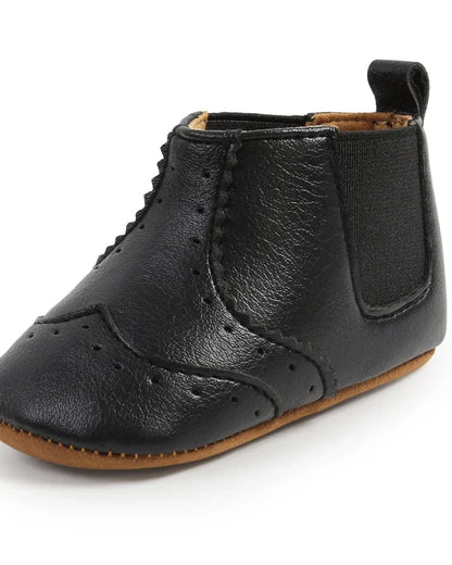 Chausson bebe cuir