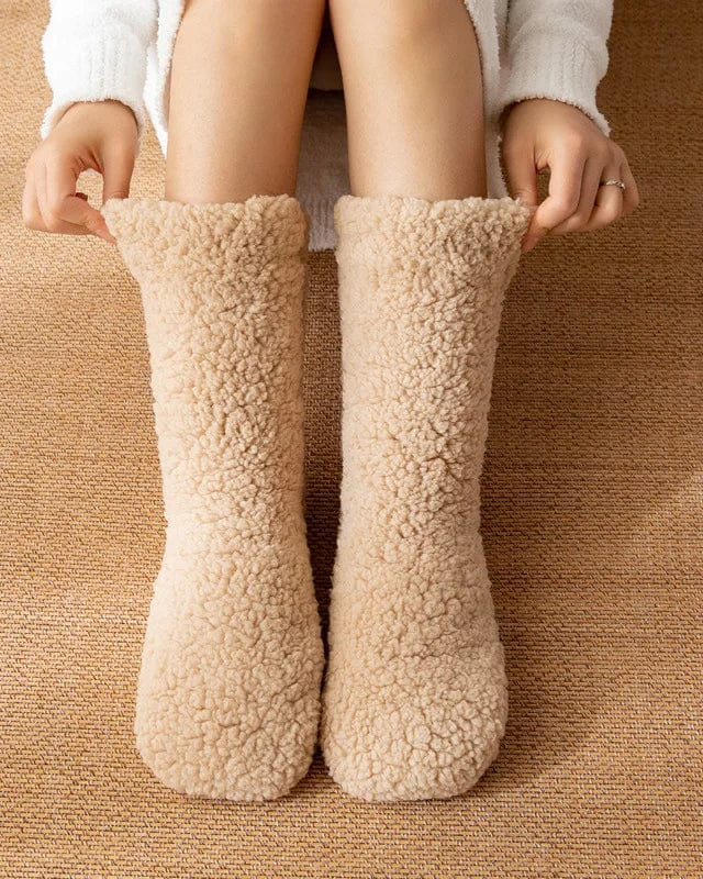 Chausson chaussette femme antidérapant