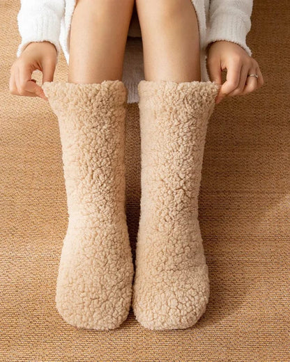 Chausson chaussette femme antidérapant