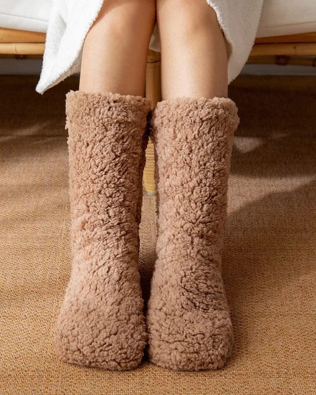 Chausson chaussette femme antidérapant