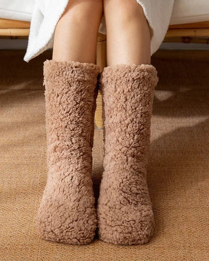 Chausson chaussette femme antidérapant