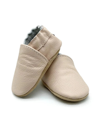 Chausson bebe cuir souple