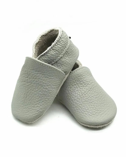 Chausson bebe cuir souple