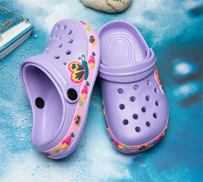 Chausson enfant été licorne