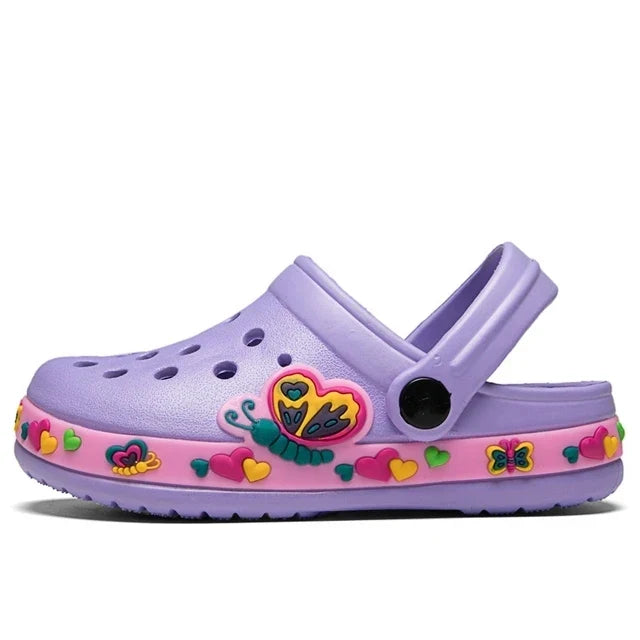 Chausson enfant été licorne