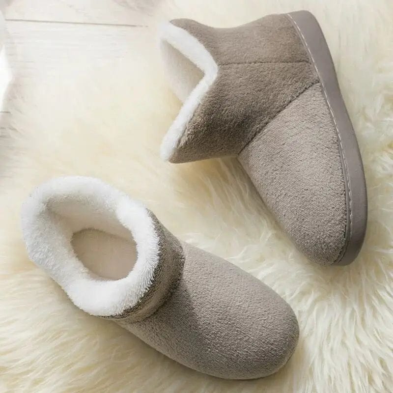 Chausson botte fourré femme