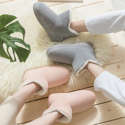 Chausson botte fourré femme