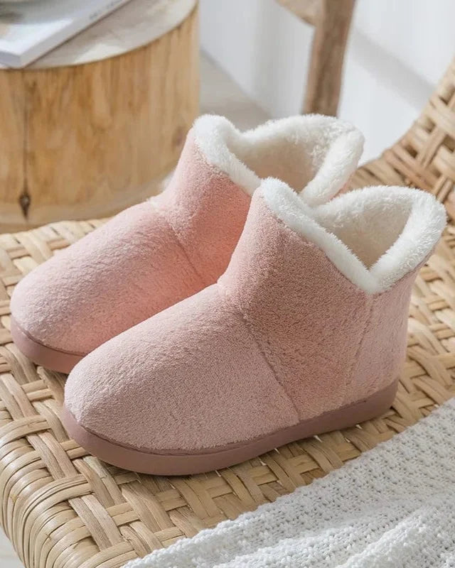 Chausson botte fourré femme