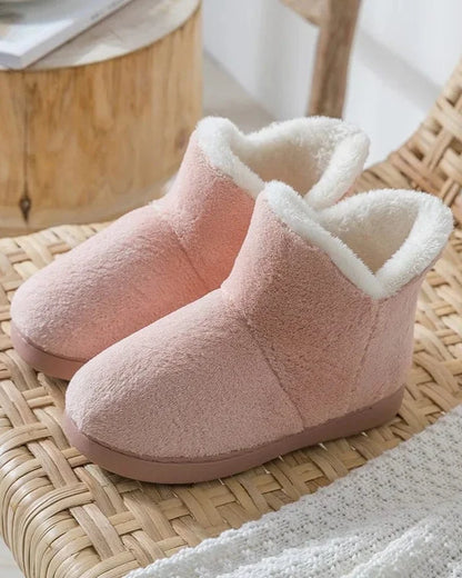 Chausson botte fourré femme