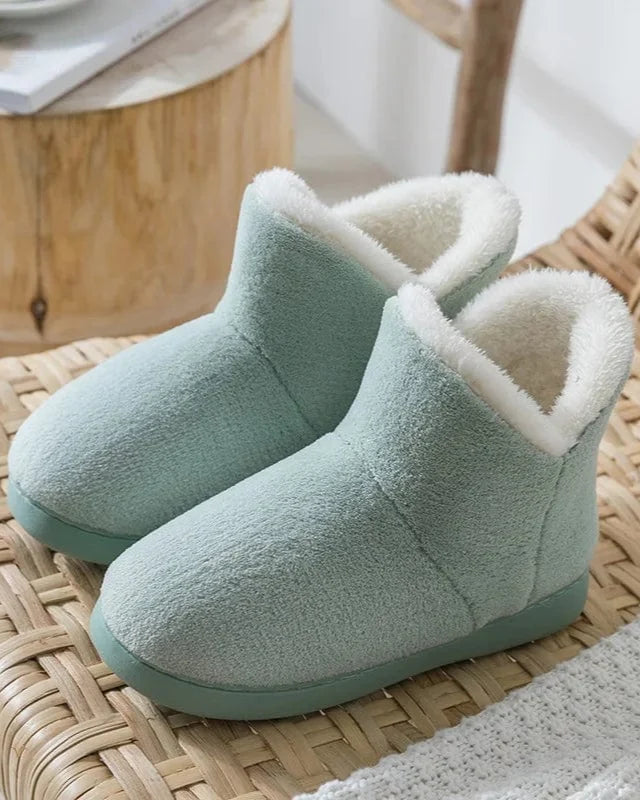 Chausson botte fourré femme