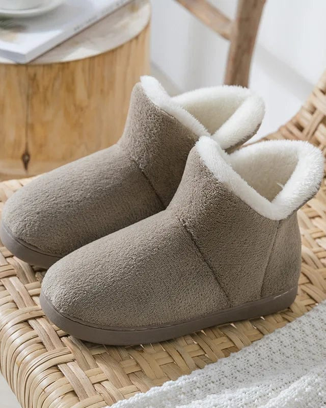 Chausson botte fourré femme