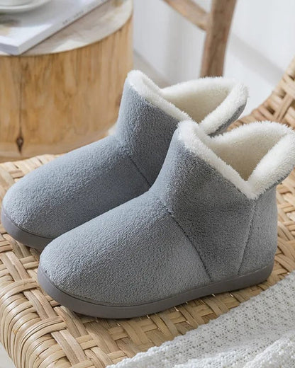 Chausson botte fourré femme