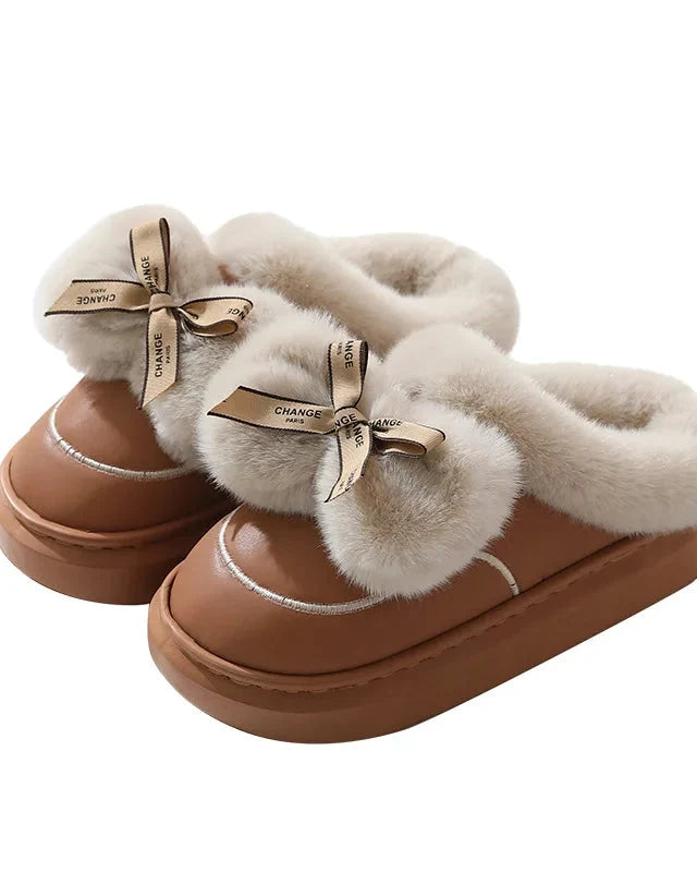 Chausson femme hiver polyester