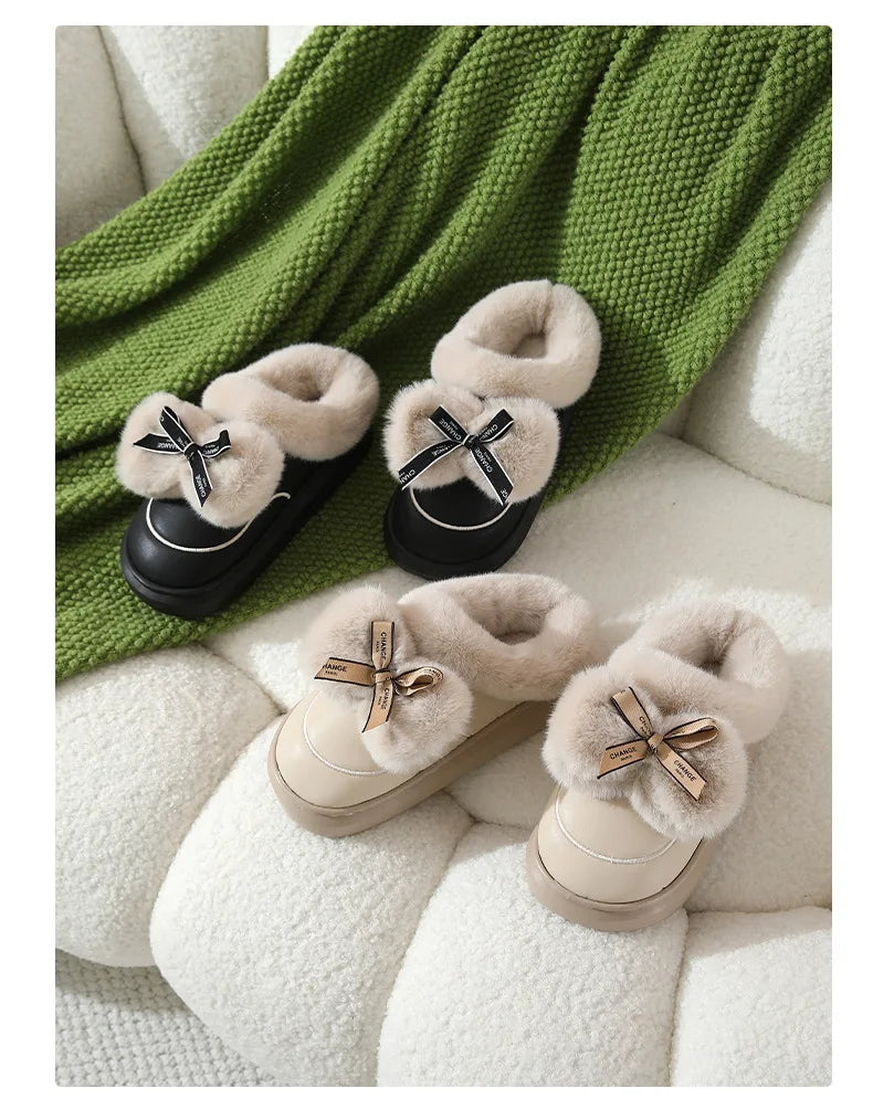 Chausson femme hiver polyester