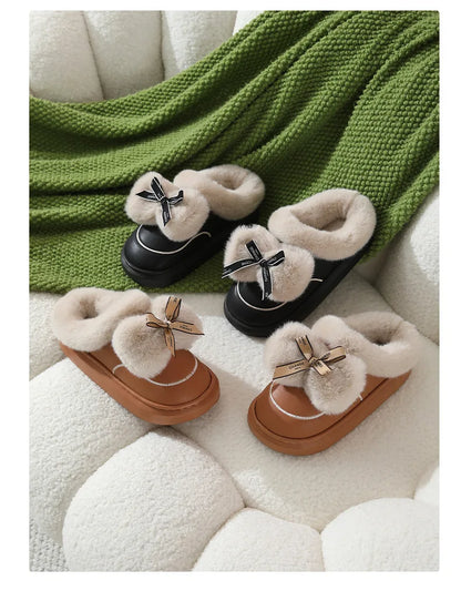 Chausson femme hiver polyester
