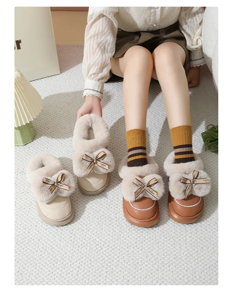 Chausson femme hiver polyester