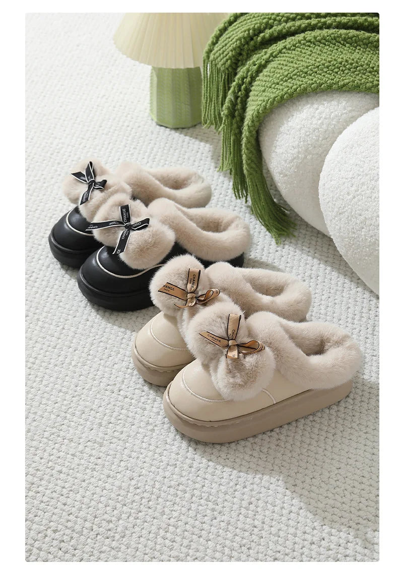 Chausson femme hiver polyester