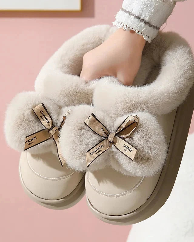 Chausson femme hiver polyester