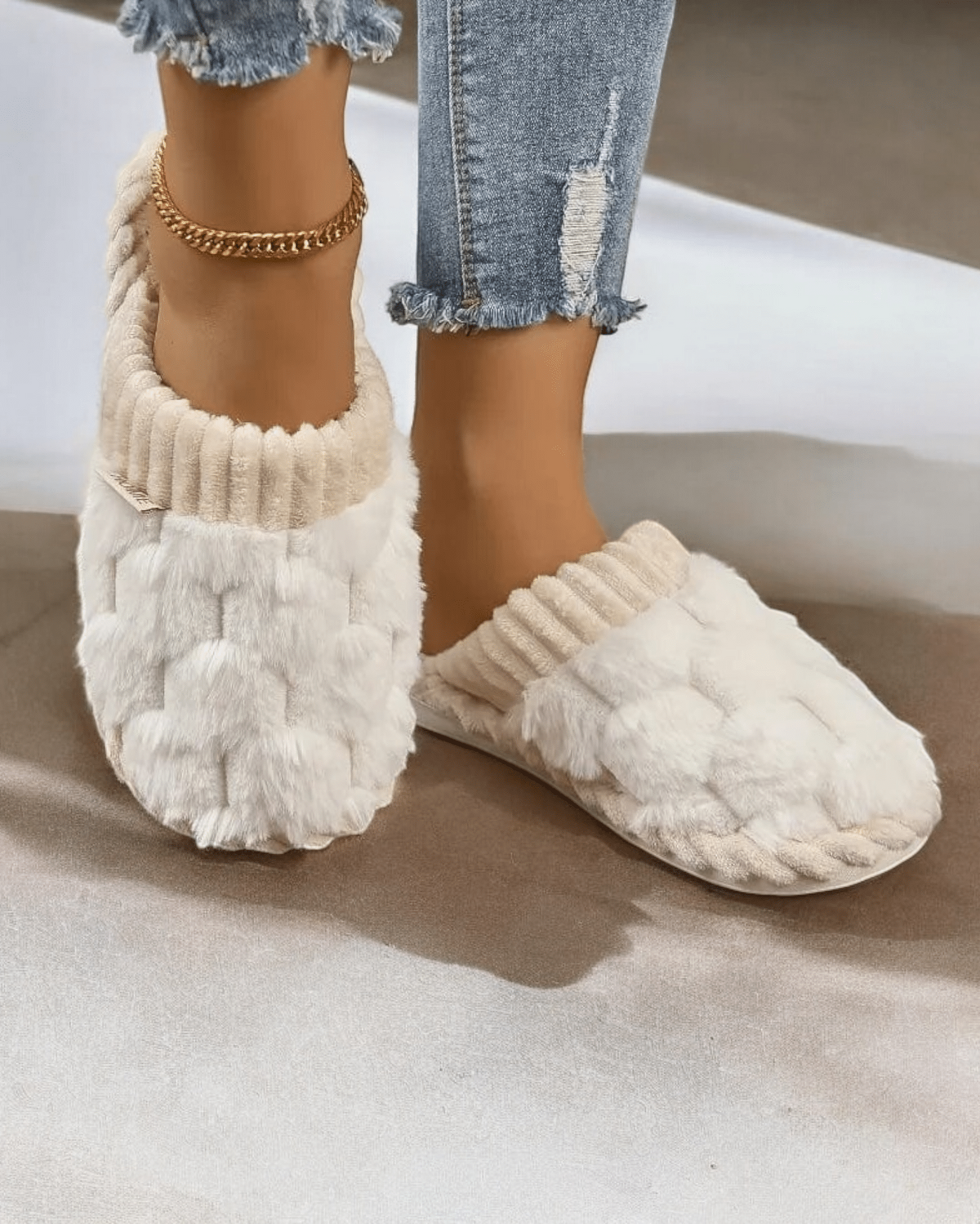 Chausson femme doux
