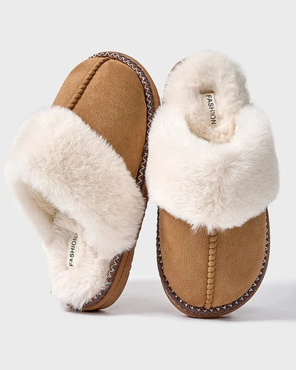 Chausson femme motif léopard
