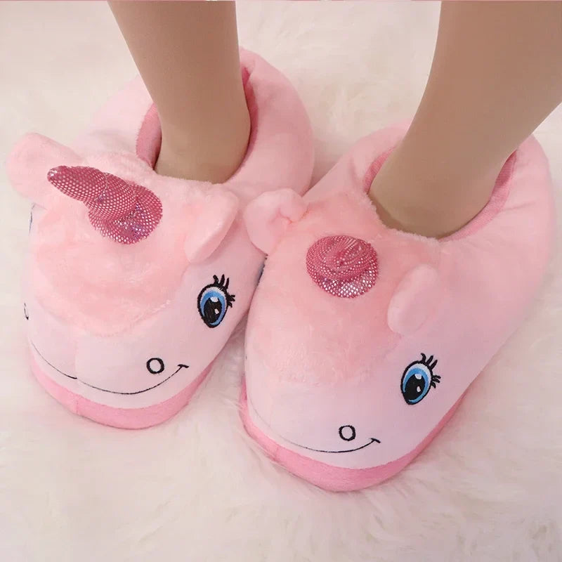 Chausson licorne femme coton