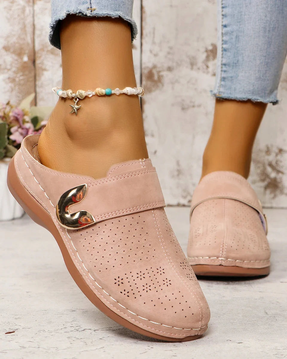 Chausson mule femme talon