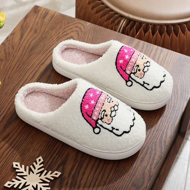 Chausson femme noel pere