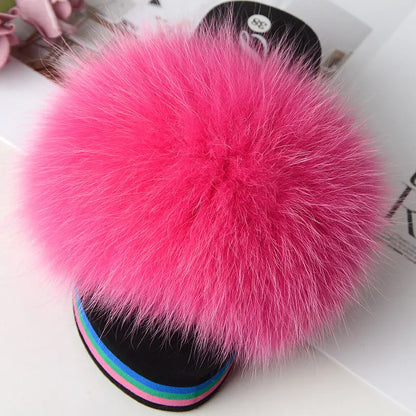 Chaussons fourrure femme compensés