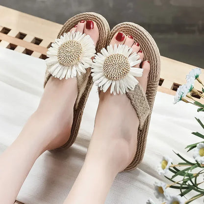 Chausson femme chanvre
