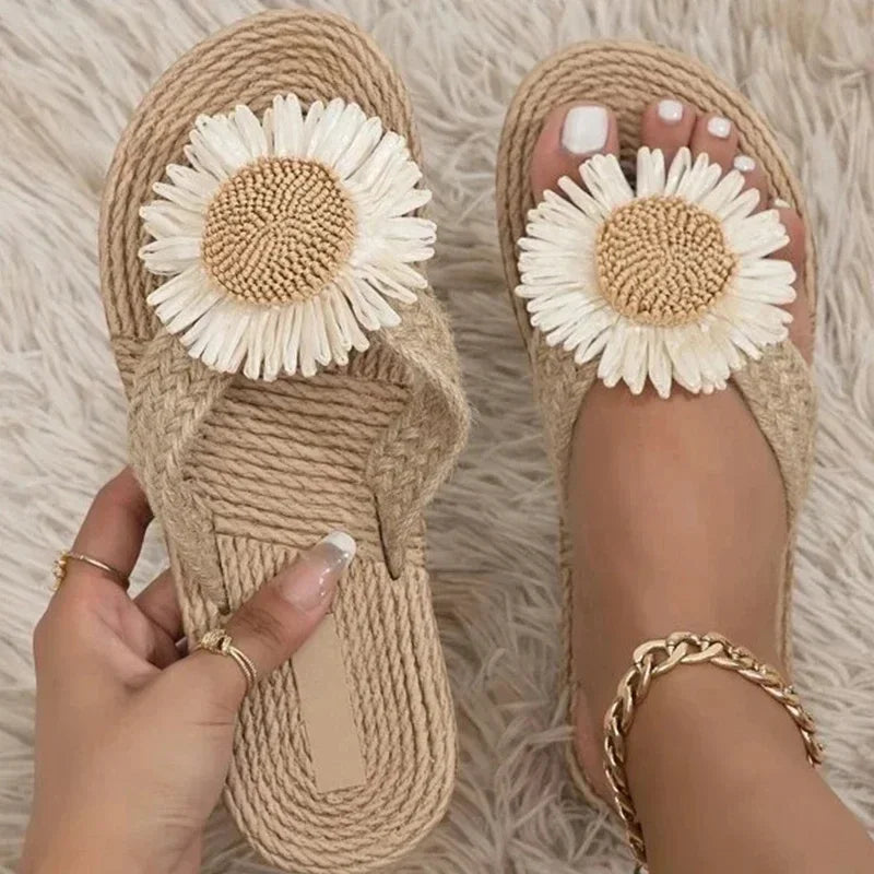 Chausson femme chanvre