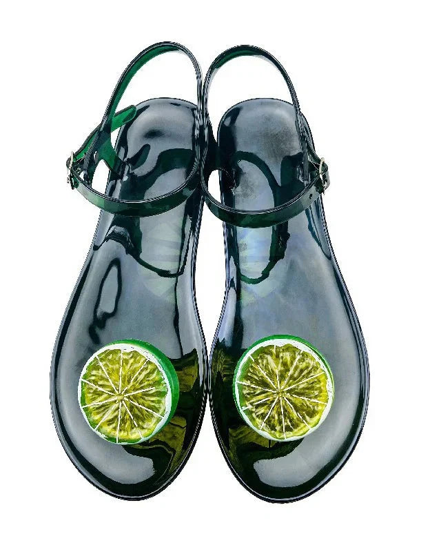 Sandales femme PVC fruitées