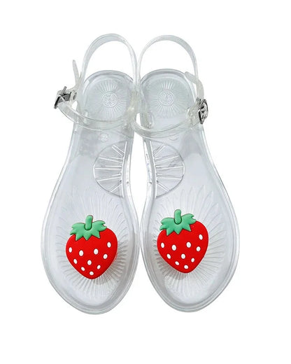 Sandales femme PVC fruitées