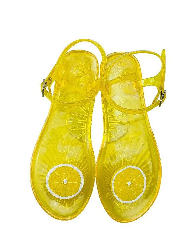 Sandales femme PVC fruitées