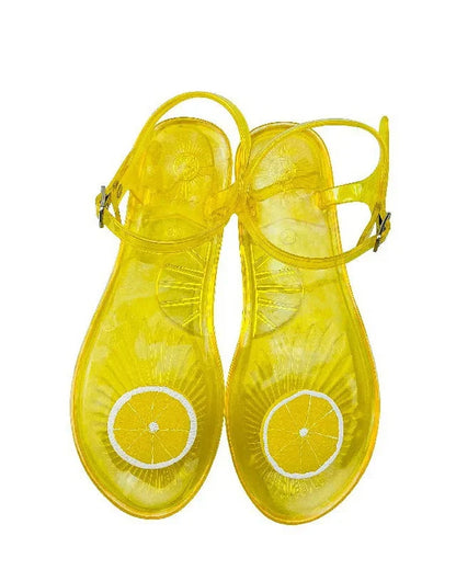 Sandales femme PVC fruitées